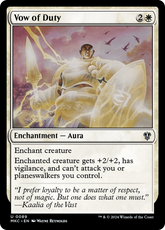 Voto do Dever / Vow of Duty - Magic: The Gathering - MoxLand